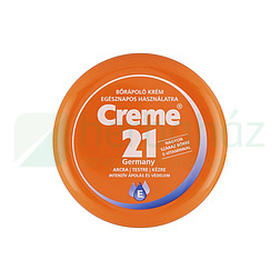 CREME 21 BŐRÁPOLÓ KRÉM EGÉSZNAPOS HASZNÁLATRA NAGYON SZÁRAZ BŐRRE, ARCRA, TESTRE, KÉZRE 150ML
