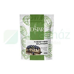 D-STAR NEGYEDCUKOR NÉGYSZERES ERŐSSÉGŰ CUKOR ÉDESÍTŐSZERREL 500G
