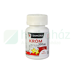 DAMONA SZERVES KRÓM TABLETTA 60DB