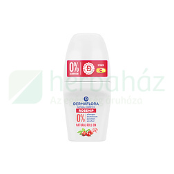 DERMAFLORA 0% DEO ROLL-ON CSIPKEBOGYÓ OLAJJAL ÉS C-VITAMINNAL 50ML