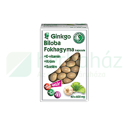 DR.CHEN GINKGO BILOBA + FOKHAGYMA 600MG KAPSZULA 40DB