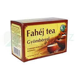 DR.CHEN TEA FAHÉJ GYÖMBÉRREL FILTERES 20DB