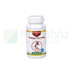 DR. HERZ ÖRDÖGNYELV FORTE 500MG KAPSZULA 60DB