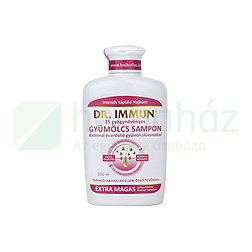 DR. IMMUN 25 GYÓGYNÖVÉNYES GYÜMÖLCS SAMPON BIOTINNAL ÉS ERŐSÍTŐ GYÜMÖLCSKIVONATTAL 250ML
