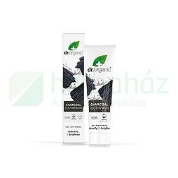 DR.ORGANIC CHARCOAL EXTRA FEHÉRÍTŐ FOGKRÉM AKTÍV SZÉNNEL 100ML