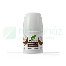 DR.ORGANIC GOLYÓS DEZODOR BIO SZŰZ KÓKUSZOLAJJAL 50ML