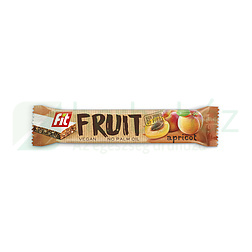 FIT FRUIT SÁRGABARACKOS ÍZŰ GYÜMÖLCSÖS MÜZLI SZELET 23G