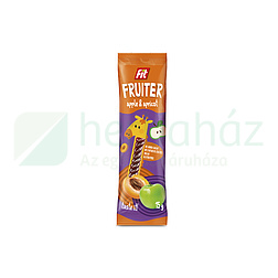 FIT FRUITER GYÜMÖLCSZSELÉ ALMA-SÁRGABARACK 15G