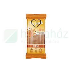 FLAPJACK TOFFEE ÍZŰ ZABSZELET TEJKARAMELLA- ÉS CSOKOLÁDÉÍZŰ KAKAÓS BEVONÓBA MÁRTVA 100G