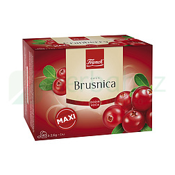 FRANCK GYÜMÖLCSTEA VÖRÖS ÁFONYA ÍZŰ, KOFFEINMENTES, FILTERES 40DB