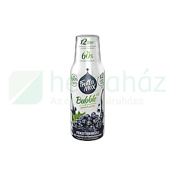 FRUTTAMAX BUBBLE 12 GYÜMÖLCSSZÖRP FEKETERIBIZLI 500ML DRS+50FT BETÉTDÍJ