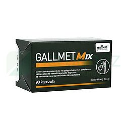 GALLMET MIX TERMÉSZETES EPESAVAKAT ÉS GYÓGYNÖVÉNYEKET TARTALMAZÓ KAPSZULA 90DB