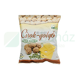GLUTÉNMENTES BIO AGROSZEMEK CIROK-GOLYÓ SAJTOS, HAGYMÁS 75G