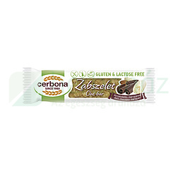 GLUTÉNMENTES CERBONA  ÉTCSOKOLÁDÉS-MARCIPÁNOS ZABSZELET 40G