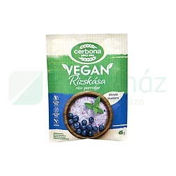GLUTÉNMENTES CERBONA VEGÁN ÁFONYÁS RIZSKÁSA 45G