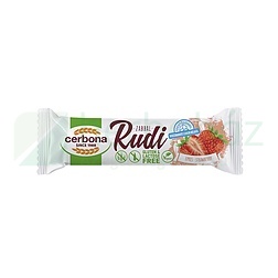 GLUTÉNMENTES CERBONA VEGÁN RUDI EPRES HOZZÁADOTT CUKOR NÉLKÜL 30G