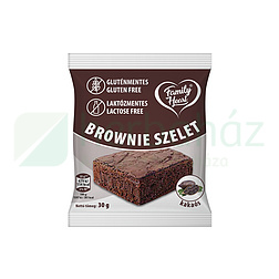 GLUTÉNMENTES FAMILY HEART BROWNIE SZELET KAKAÓS LAKTÓZMENTES 30G
