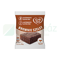 GLUTÉNMENTES FAMILY HEART BROWNIE SZELET RUM ÍZŰ LAKTÓZMENTES 30G