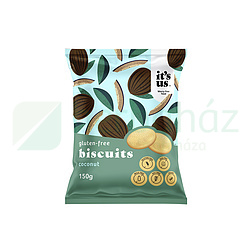GLUTÉNMENTES ITS US OMLÓS KEKSZ KÓKUSZOS 150G
