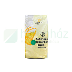GLUTÉNMENTES NATURAL KUKORICA ÉS CSICSERIBORSÓ PRÉZLI 200G