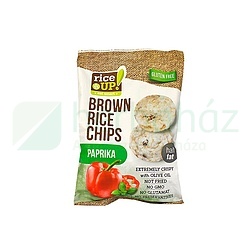 GLUTÉNMENTES RICE UP PAPRIKÁS RIZS CHIPS 60G