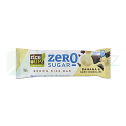 GLUTÉNMENTES RICE UP ZERO BARNA RIZSSZELET BANÁNOS ÍZŰ ÉTCSOKOLÁDÉVAL HCN 18G