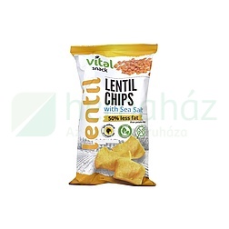 GLUTÉNMENTES VITÁL LENCSE CHIPS TENGERI SÓVAL 65G