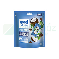 GOOD CALORIES MINI SZELET KÓKUSZ-CSOKOLÁDÉ 102G