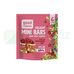 GOOD CALORIES MINI SZELET MÁLNA ÍZŰ, KESUDIÓVAL 102G