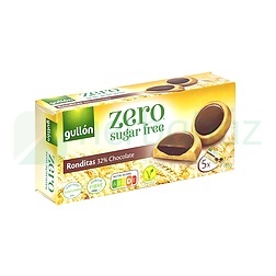 GULLON ZERO RONDITAS KEKSZ ÉTCSOKOLÁDÉVAL TÖLTÖTT ÉDESÍTŐSZERREL 186G