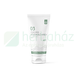 GYÖRGYTEA NATURKOZMETIKUM 03 ZSÁLYÁS KÉZÁPOLÓ KRÉM 100ML