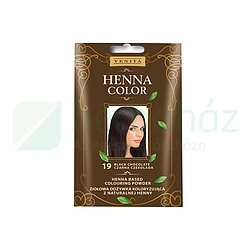 HENNA COLOR HAJSZÍNEZŐPOR 19 FEKETE CSOKOLÁDÉ 25G