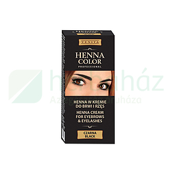 HENNA COLOR SZEMÖLDÖK ÉS SZEMPILLA KRÉMFESTÉK FEKETE 15G