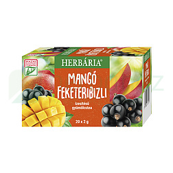 HERBÁRIA GYÜMÖLCSTEA MANGÓ FEKETERIBIZLI ÍZESÍTÉSŰ FILTERES 20DB