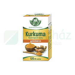 HERBÁRIA KURKUMA GYÖMBÉR TABLETTA 120DB