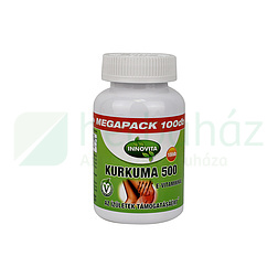 INNOVITA KURKUMA 500 E-VITAMINNAL MEGAPACK TABLETTA 100DB