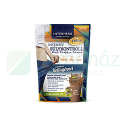 INTERHERB INTENZÍV SÚLYKONTROLL DUBAI CSOKI ÍZŰ DIET SHAKE KOLLAGÉNNEL 528G
