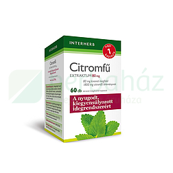 INTERHERB NAPI 1 CITROMFŰ EXTRAKTUM 80 MG KAPSZULA 60DB