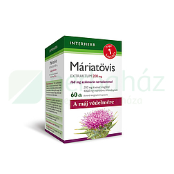 INTERHERB NAPI 1 MÁRIATÖVIS EXTRAKTUM 200 MG KAPSZULA 60DB
