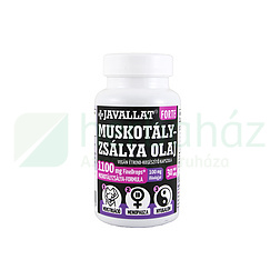 JAVALLAT FORTE MUSKOTÁLYZSÁLYA OLAJ ÉTREND-KIEGÉSZÍTŐ KAPSZULA 60DB