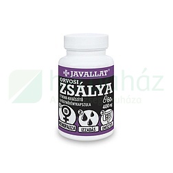 JAVALLAT ORVOSI ZSÁLYA GYÓGYNÖVÉNY ÉTREND-KIEGÉSZÍTŐ KAPSZULA 60DB