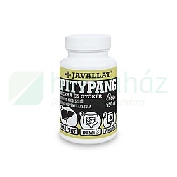 JAVALLAT PITYPANG HERBA ÉS GYÖKÉR GYÓGYNÖVÉNY ÉTREND-KIEGÉSZÍTŐ KAPSZULA 60DB