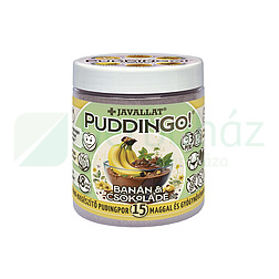JAVALLAT PUDDINGO! BANÁN ÉS CSOKOLÁDÉ ÍZŰ ÉTREND-KIEGÉSZÍTŐ PUDINGPOR 360G