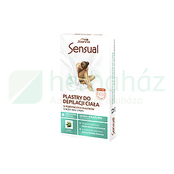 JOANNA SENSUAL SZŐRTELENÍTŐ SZALAGOK A TEST SZŐRTELENÍTÉSÉHEZ - ALOE VERA KIVONATTAL 12DB