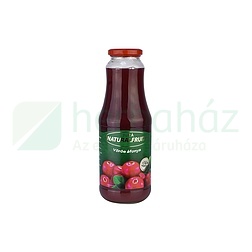 JURA VÖRÖS ÁFONYALÉ 100% CUKORMENTES 1000ML DRS+50FT BETÉTDÍJ