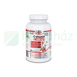 JUTAVIT C-VITAMIN 1000MG TABLETTA + D3 CSIPKEBOGYÓVAL 45DB