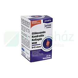 Glükozamin Kondroitin Kollagén MSM D+C-vitamin ( tab.) - JutaVit