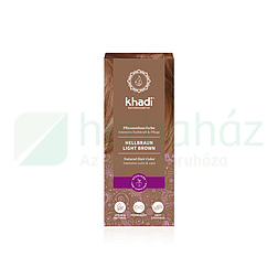 KHADI HAJFESTÉK NÖVÉNYI POR-VILÁGOSBARNA 100G