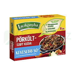 LACIKONYHA PÖRKÖLTSZAFT KOCKA KEVESEBB SÓVAL 60G