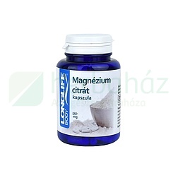 LONGLIFE MAGNÉZIUM CITRÁT KAPSZULA 90DB